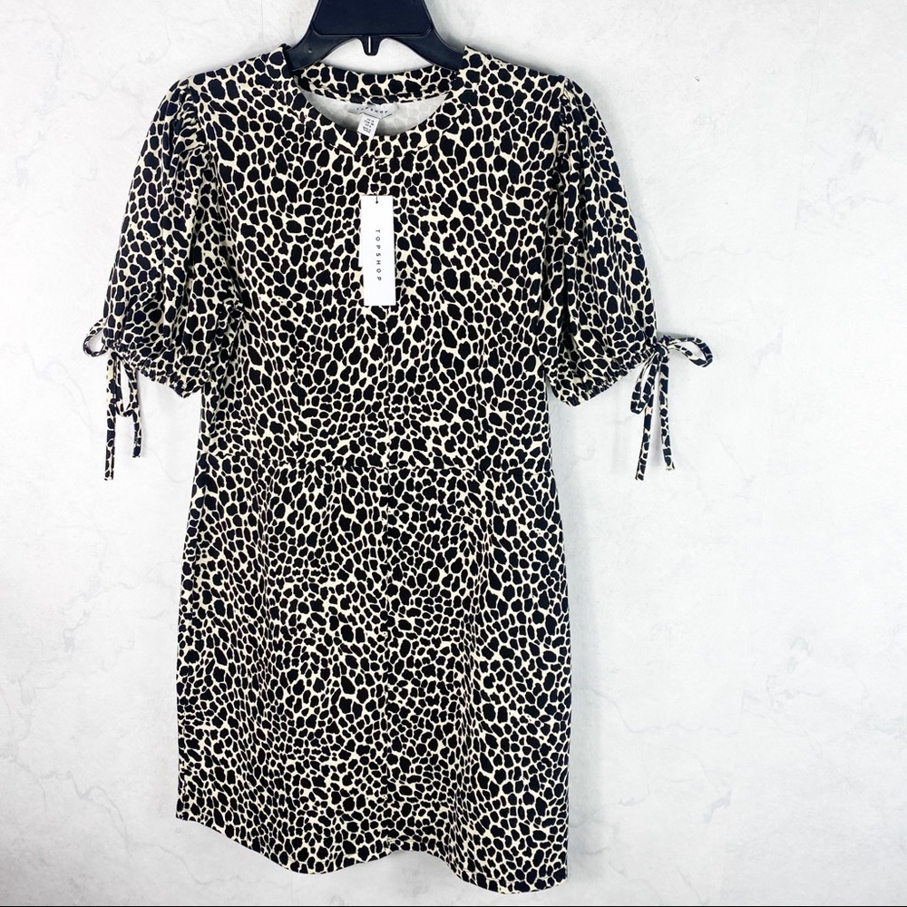 [Topshop] Safari Animal Print Dress - Picture 7 of 9
